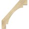 Ekena Millwork 4"W x 32"D x 36"H Merced Rough Sawn Knee Brace, Douglas Fir BRC04X32X36MRC00RDF - alternate 2